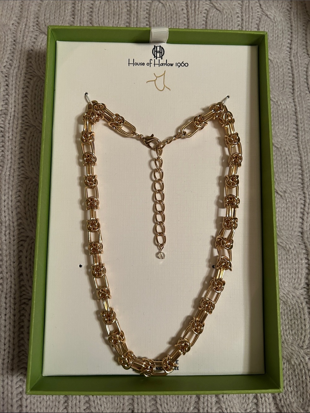 House of Harlow 1960 Link Necklace
